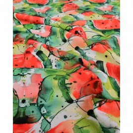 Džersio trikotažas su skaitmenine spauda Watermelon